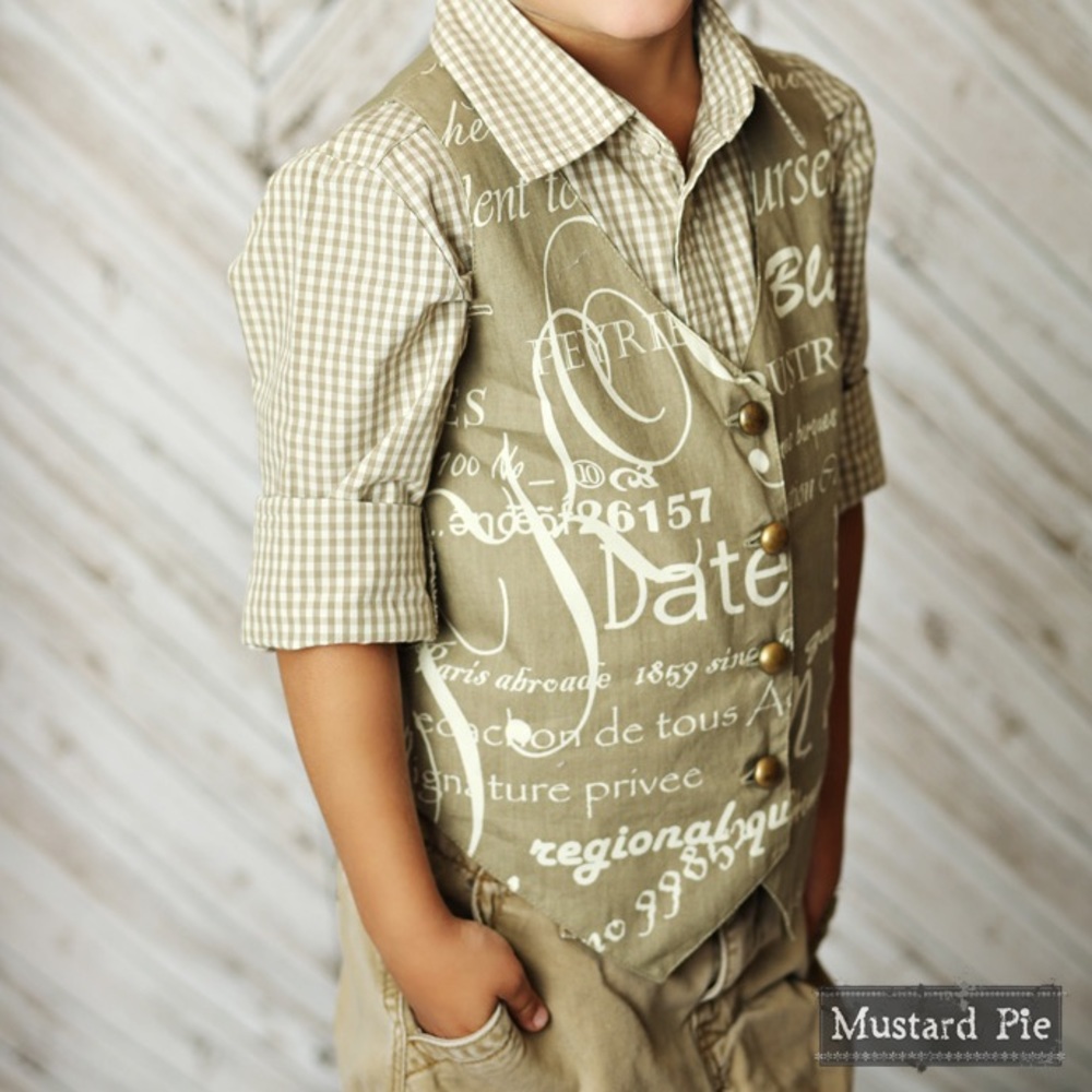 Mustard Pie Boy’s Vest.